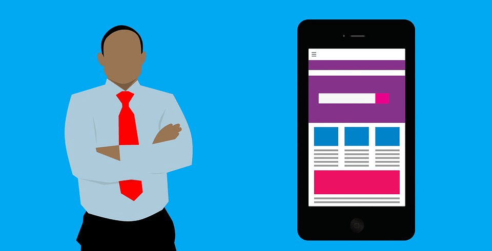 business mobile app concept